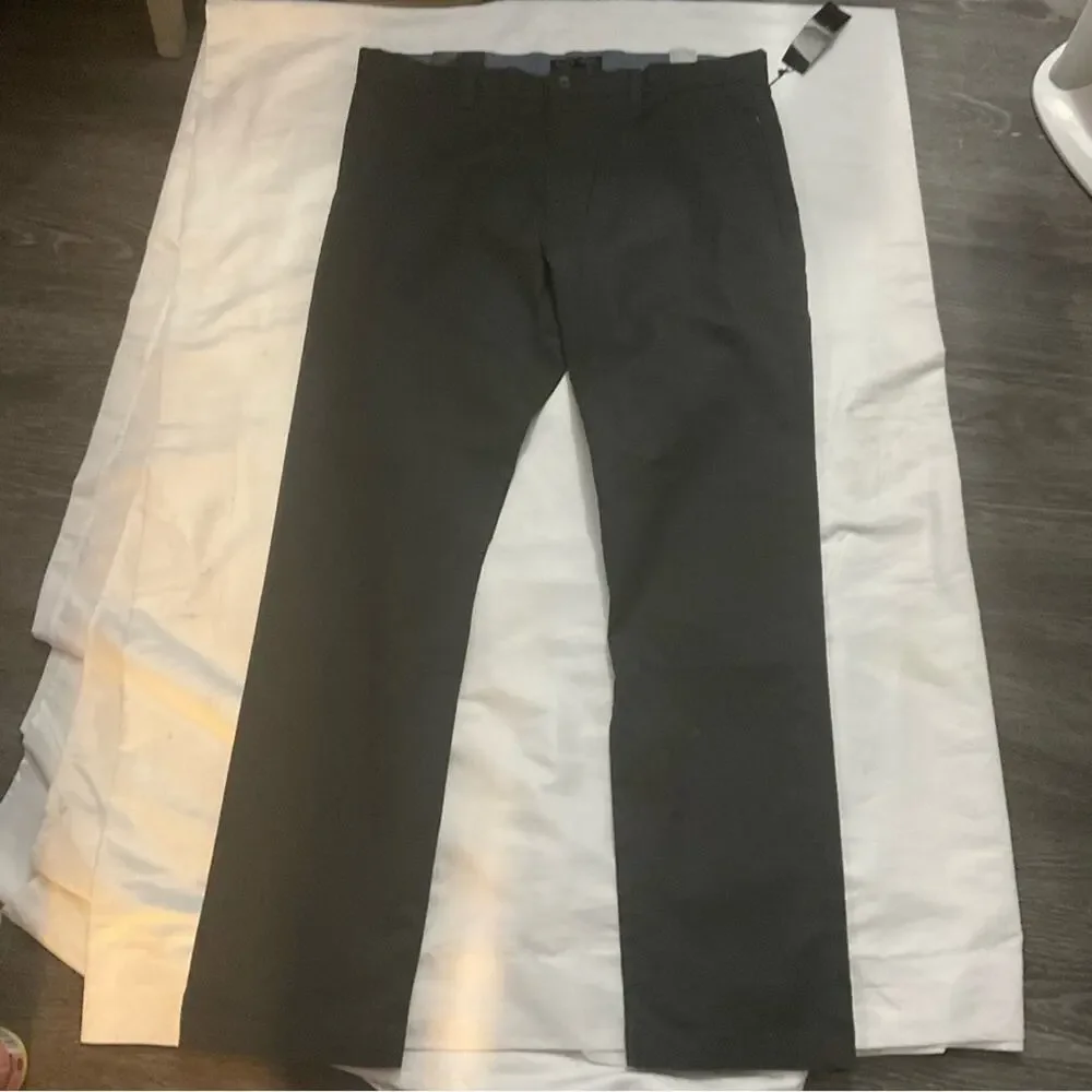 Banana Republic Men's Fulton Grey Skinny Fit Cotton Chino Pant 35x32 NEW Preppy